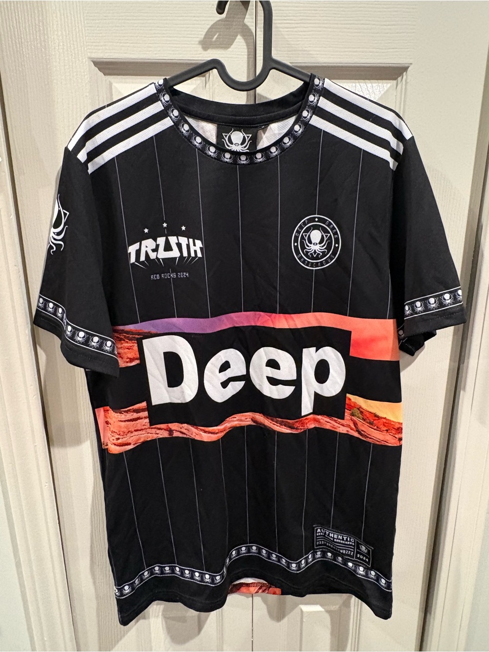 Truth DDD Deep Black Graphic Short-Sleeve Jersey Shirt